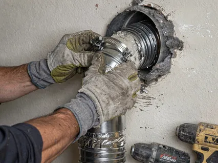 Dryer Vent Hose Installation in Pico Rivera