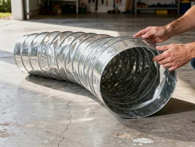 Pico Rivera Dryer Vent Cleaning specialist using advanced equipment for thorough duct cleaning in Pico Rivera